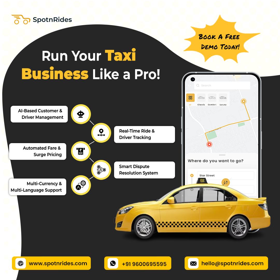 Start a High-Growth Ride-Hailing Business Using SpotnRides Uber Clone